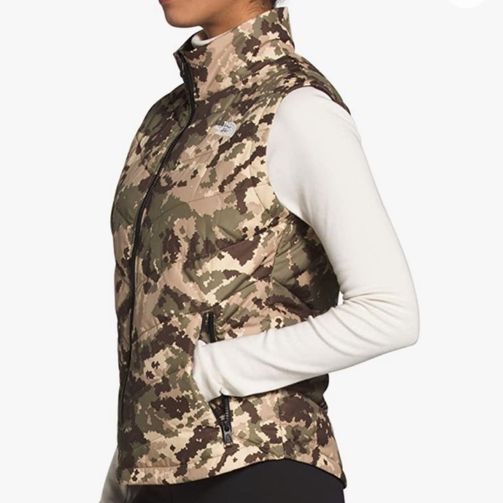 The North Face Tamburello Vest | 2 Vest | Large | Camouflage | Camo | Women NWT